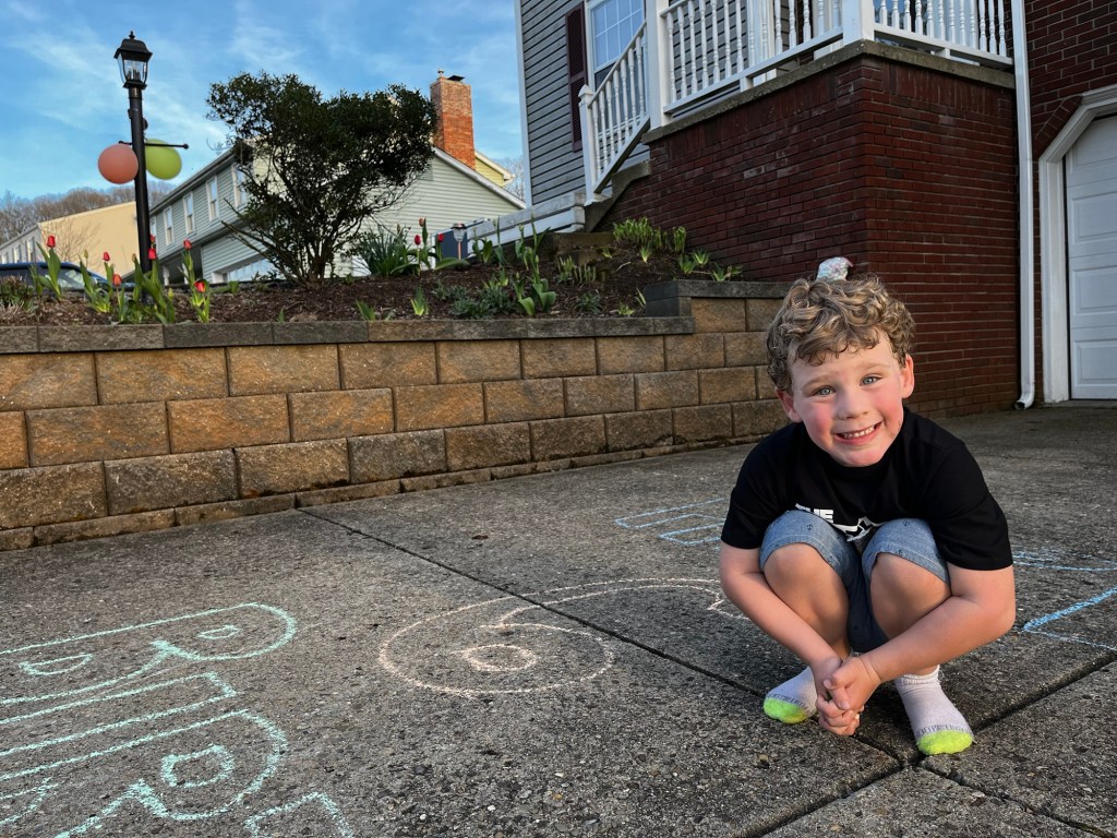 On to the second hand: Landon is&nbsp;6!