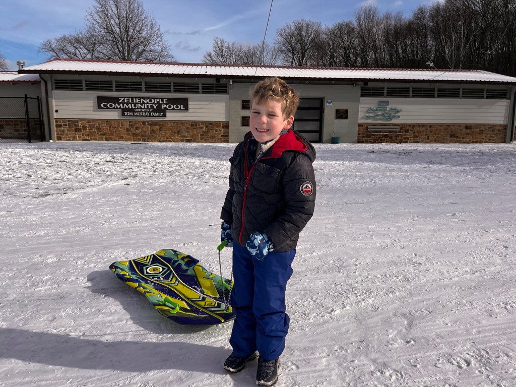Sledding in a Winter&nbsp;Wonderland!